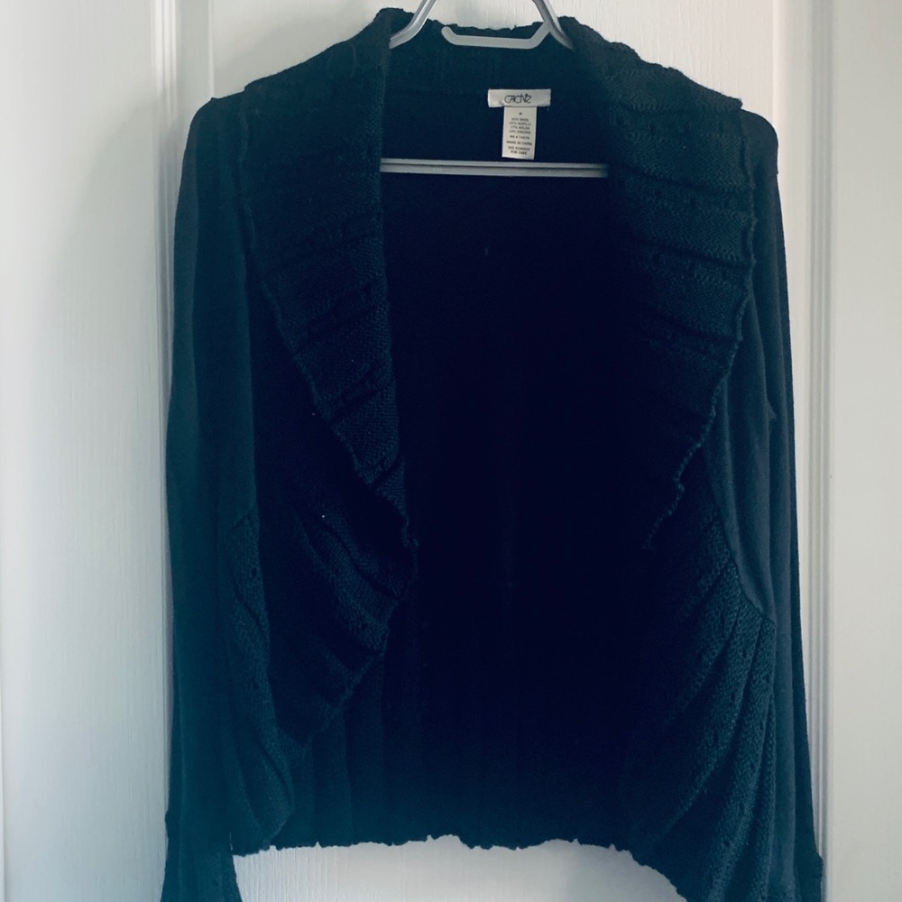 Cache Black Knitted Sweater - size medium
